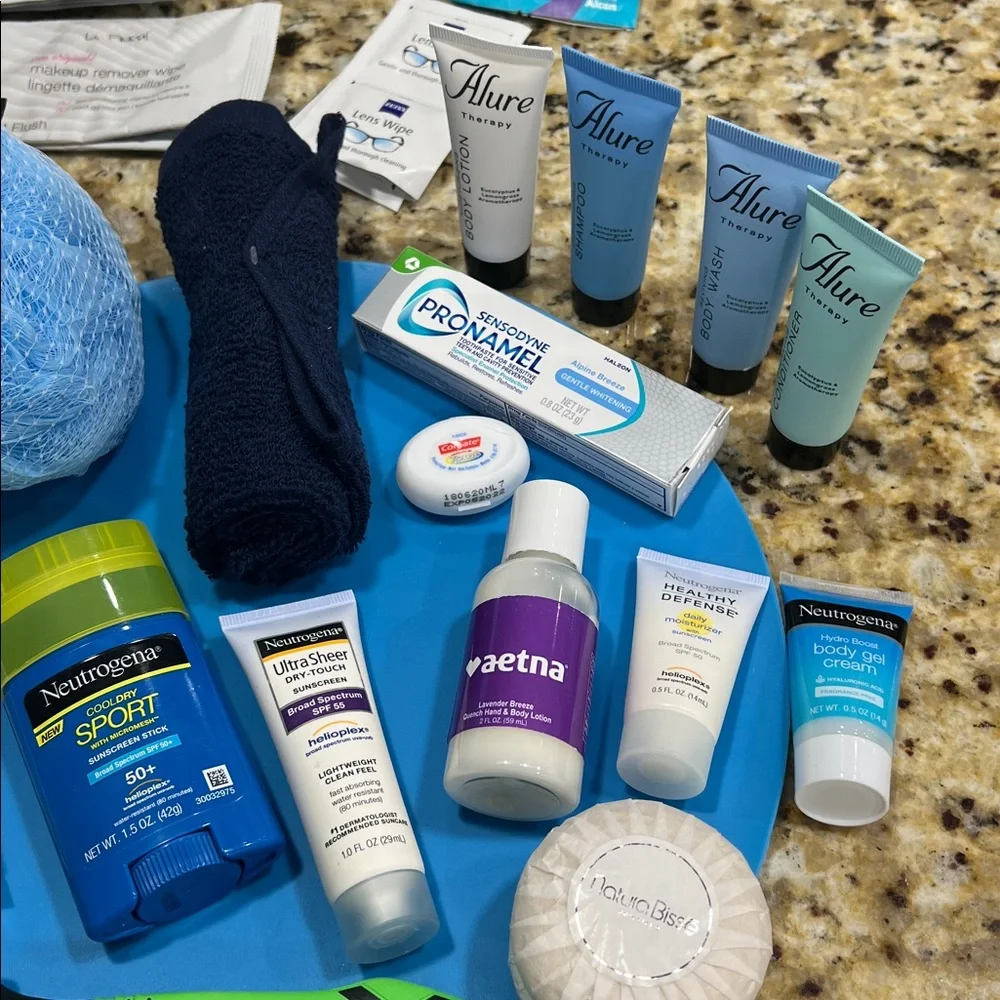 Basket of Guest-Sized Bath Goodies